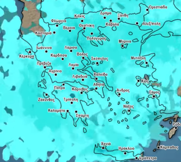 Καιρός Πάσχα: Ενημέρωση Σάκη Αρναούτογλου – Πολύ πιο ευχάριστα τα νέα (vid)