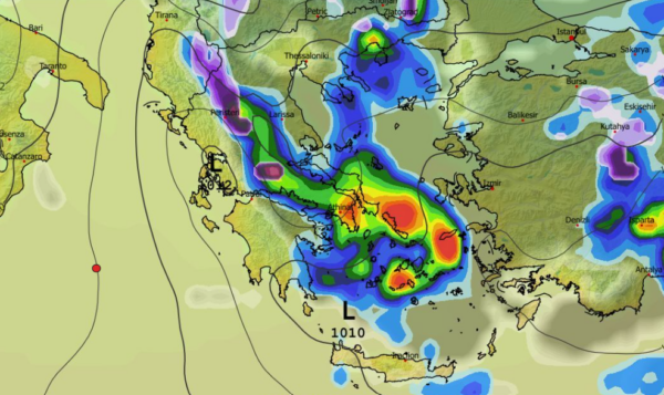 Καιρός 5-4: Νέα δεδομένα GFS – Πότε βλέπει βροχές και χιόνια (vid)
