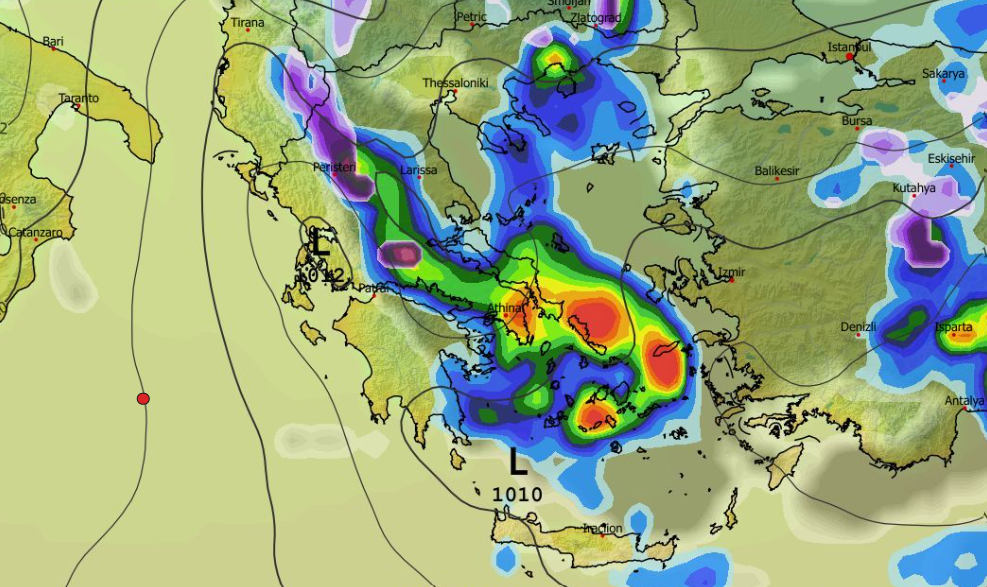 Καιρός 5-4: Νέα δεδομένα GFS – Πότε βλέπει βροχές και χιόνια (vid)