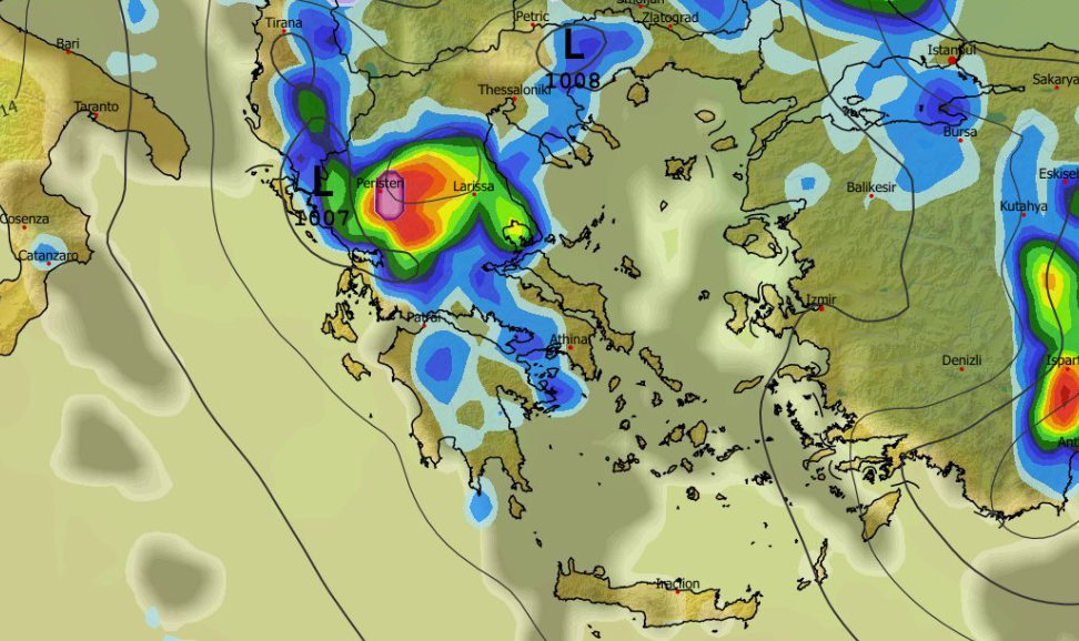 Καιρός 11-4: Με αστάθεια έως τέλος Απρίλη – Νέα δεδομένα GFS (vid)