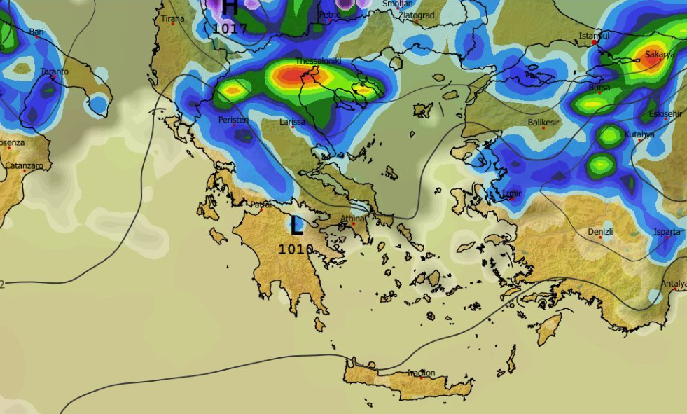 Καιρός 21-4: Η πορεία της κακοκαιρίας Τετάρτης – Πέμπτης! Νέα δεδομένα GFS (vid)
