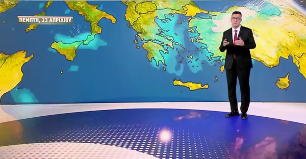 Καιρός 23-4: Βροχές και καταιγίδες σήμερα – Η πρόγνωση του Π. Γιαννόπουλου