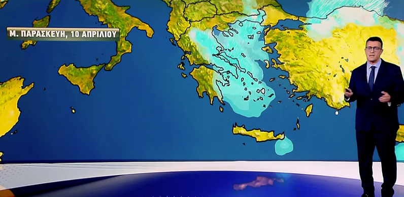 Καιρός 8-4: Πού θα βρέξει τη Μ. Παρασκευή; Η πρόγνωση του Γιαννόπουλου (vid)