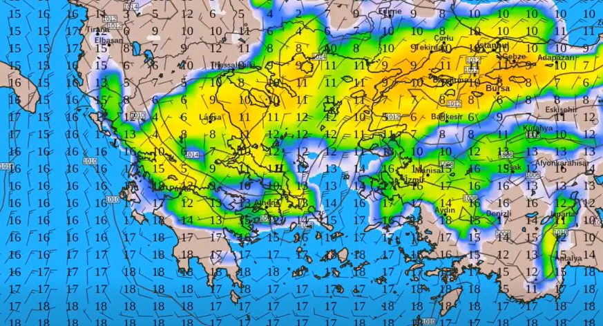 Καιρός 18-4: Πού θα βρέξει τα επόμενα 24ωρα; Ενημέρωση Θοδωρή Κολυδά (vid)