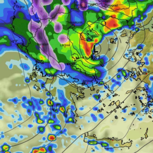 Καιρός: Η πορεία της κακοκαιρίας Erminio τις επόμενες ώρες και η τάση έως Δευτέρα του Πάσχα