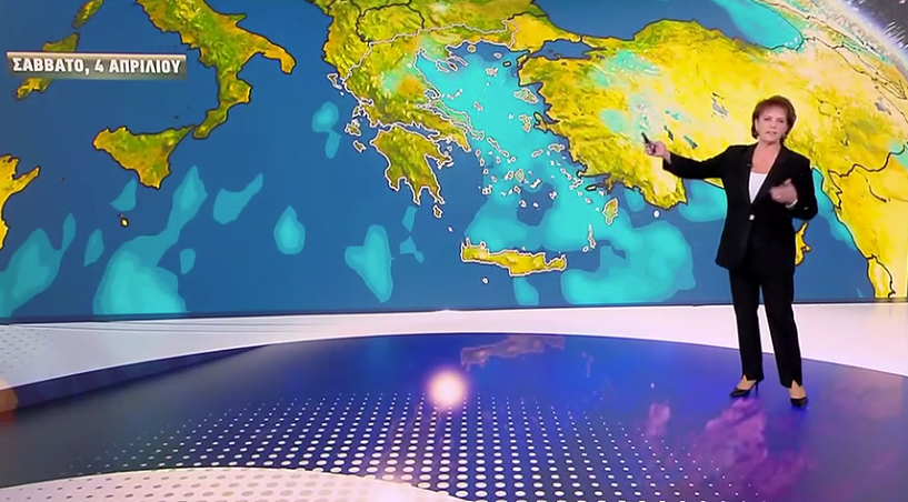 Καιρός 4-4: Βροχές και καταιγίδες και σήμερα – Η πρόγνωση της Χριστίνας Σούζη (vid)
