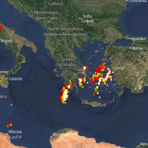 Κακοκαιρία Erminio: Καταιγίδες τώρα σε εξέλιξη – Πού εκδηλώνονται Live