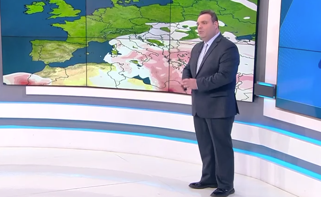 Καιρός 17-4: Λασποβροχές και σήμερα – Μαρουσάκης για την πορεία της αφρικανικής σκόνης (vid)