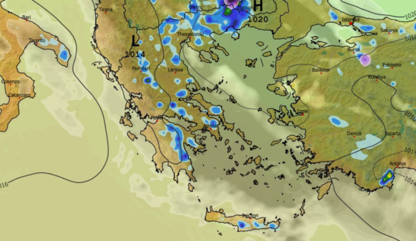 Καιρός Πάσχα: Λίγες και καθαρά τοπικές οι βροχές – Νέα δεδομένα ECMWF (vid)