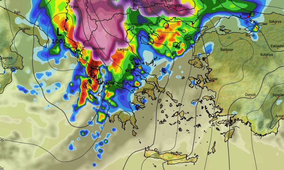 Καιρός Πάσχα: Μ. Σάββατο με κακοκαιρία και πολλά χιόνια βλέπει το ECMWF (vid)