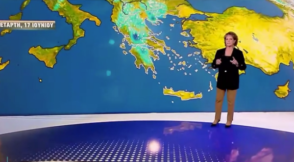 Καιρός 17-6: Χριστίνα Σούζη για βροχές και καταιγίδες σήμερα (vid)