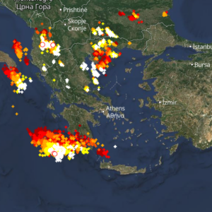 Καιρός 24-7: Ισχυρές καταιγίδες τώρα – Πού εκδηλώνονται Live…