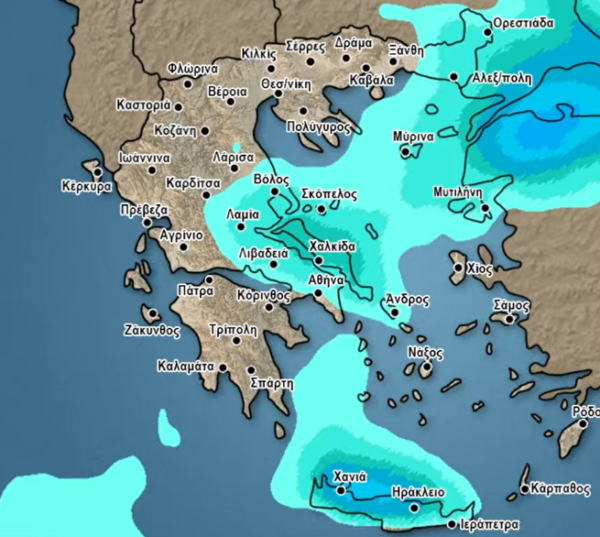 Καιρός: Εβδομάδα βροχών σε αυτές τις περιοχές – Ξεκάθαρος Σάκης Αρναούτογλου (vid)