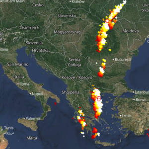 Καιρός: Λαίλαπα καταιγίδων Live – Πού εκδηλώνονται τώρα κεραυνοπτώσεις